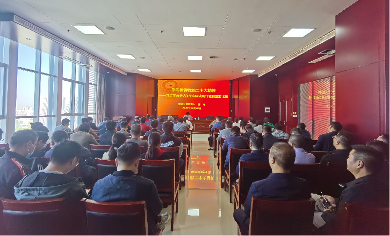 紧跟核心强忠诚 在深学细悟中坚定信仰信念 ——乐鱼中国官方网站-乐鱼leyu(中国)
负责人汪洋同志为全体党员讲授主题教育专题党课